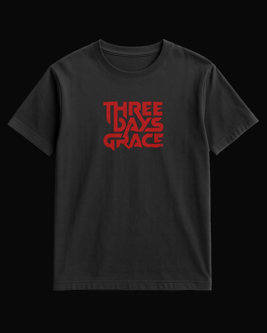 Three Days Grace Grup Logo Siyah Tişört V3