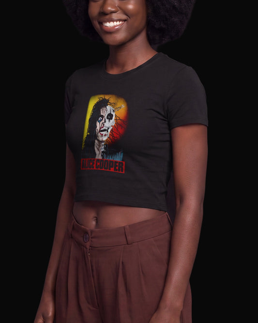 Alice Cooper From The Inside Siyah Baby Tee Tişört