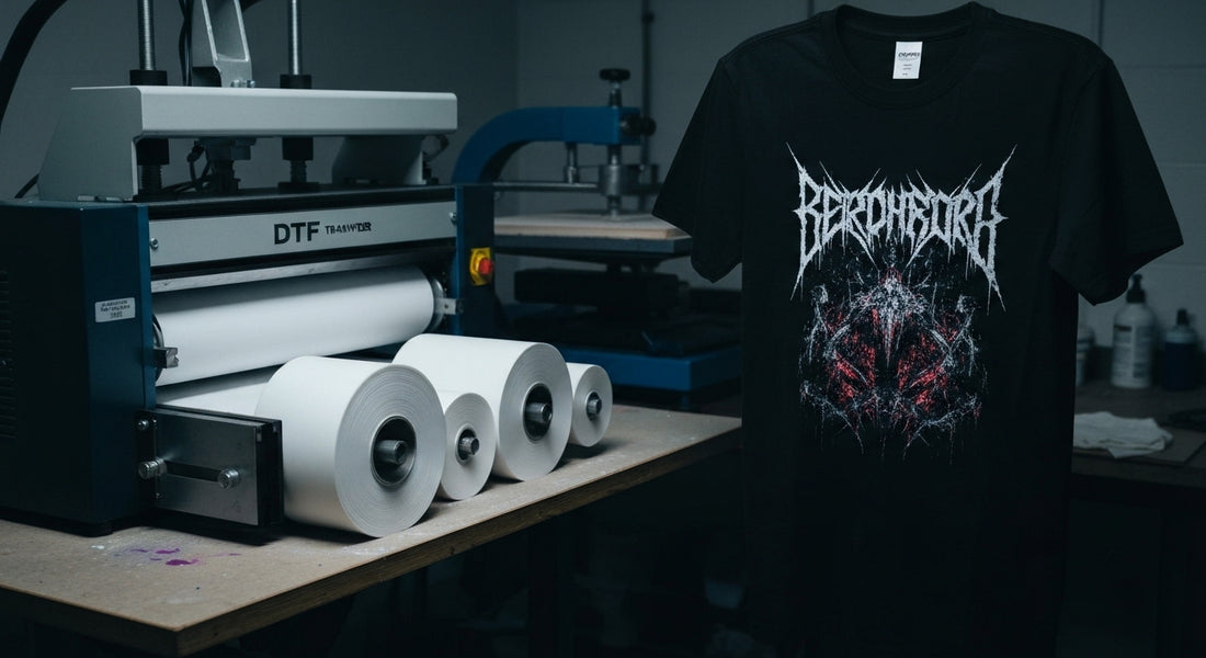 DTF Baskı Nasıl Yapılır: Rock ve Metal Merch'te Çığır Açan Teknoloji