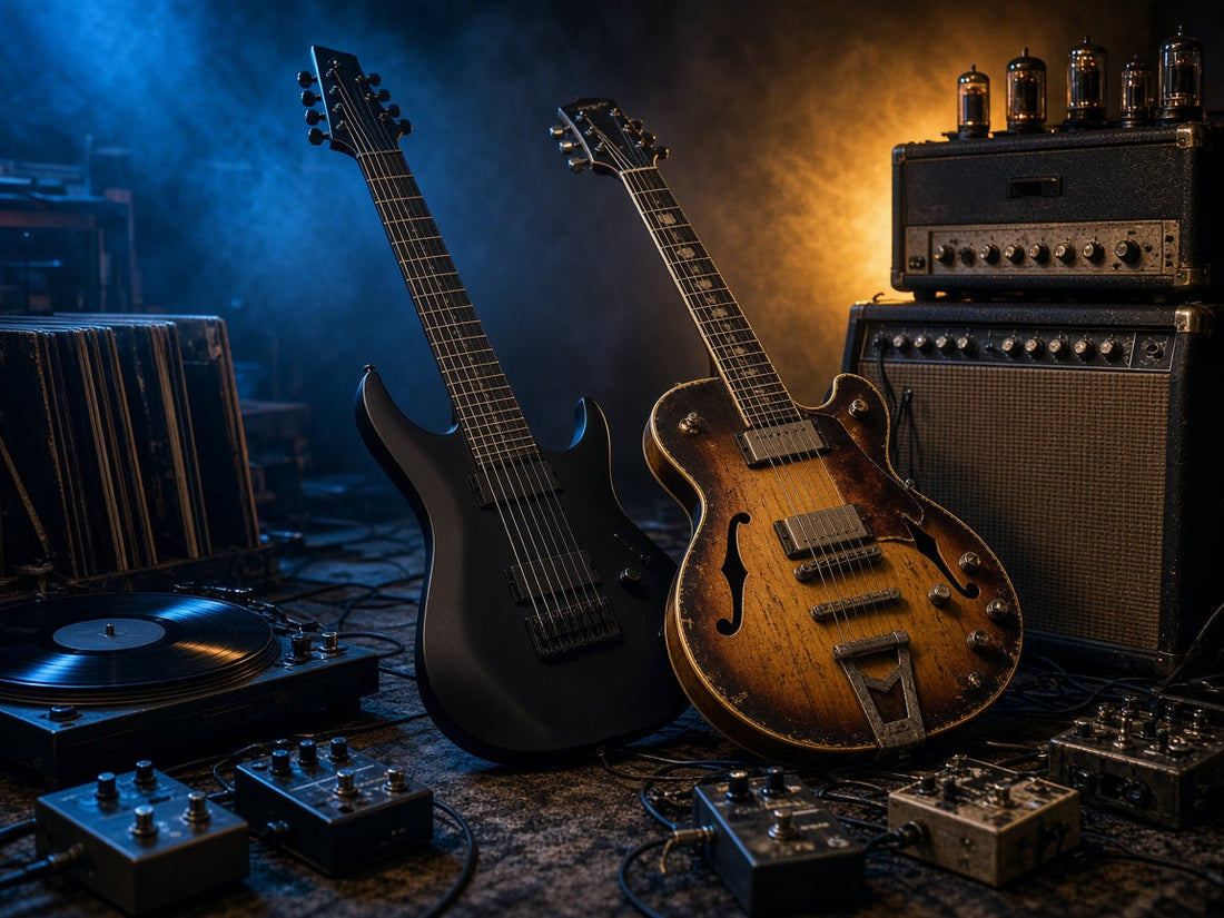 Modern ve vintage gitarlarla yeni riffler ve nostalji