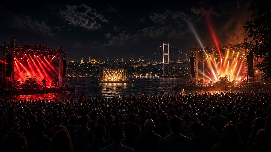 İstanbul Boğazı çevresinde 2026 rock ve metal konserleri