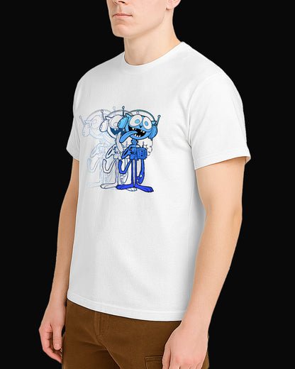 Gorillaz Earhead Beyaz Tişört