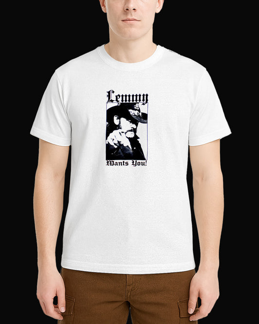 Motörhead Lemmy Wants You! Beyaz Tişört