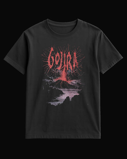 Gojira Magma Flow Siyah Tişört