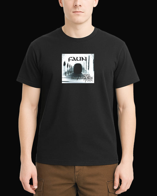 Faun Renaissance Siyah Tişört