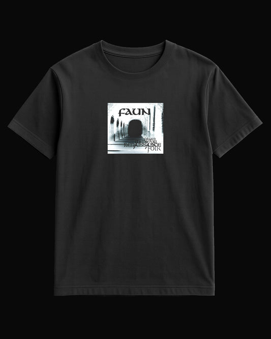 Faun Renaissance Siyah Tişört
