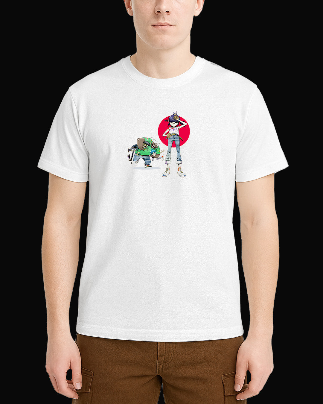 Gorillaz Hobbs & Others Beyaz Tişört