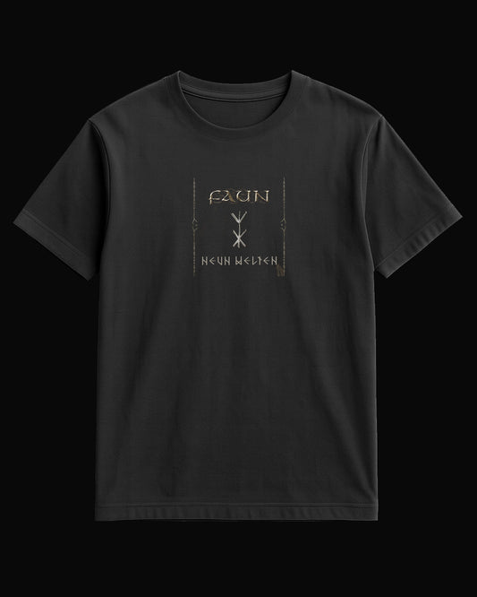 Faun Neun Welten Siyah Tişört