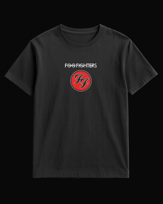 Foo Fighters F.F. Grup Logo-2 Siyah Tişört