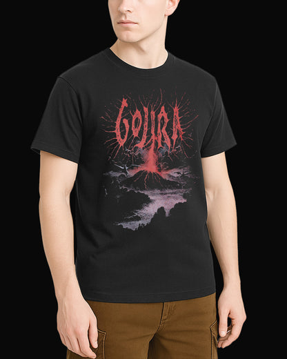 Gojira Magma Flow Siyah Tişört