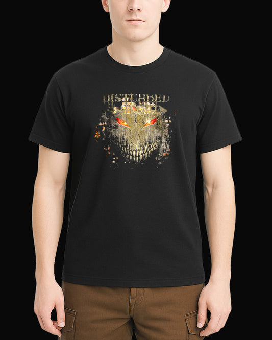 Disturbed Grup Figürü Siyah Tişört