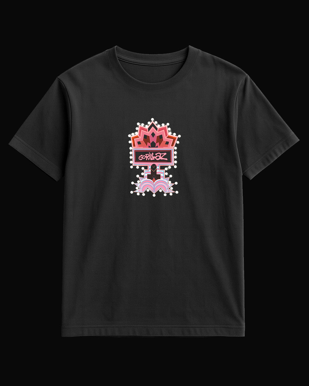 Gorillaz Candy Crush Siyah Tişört