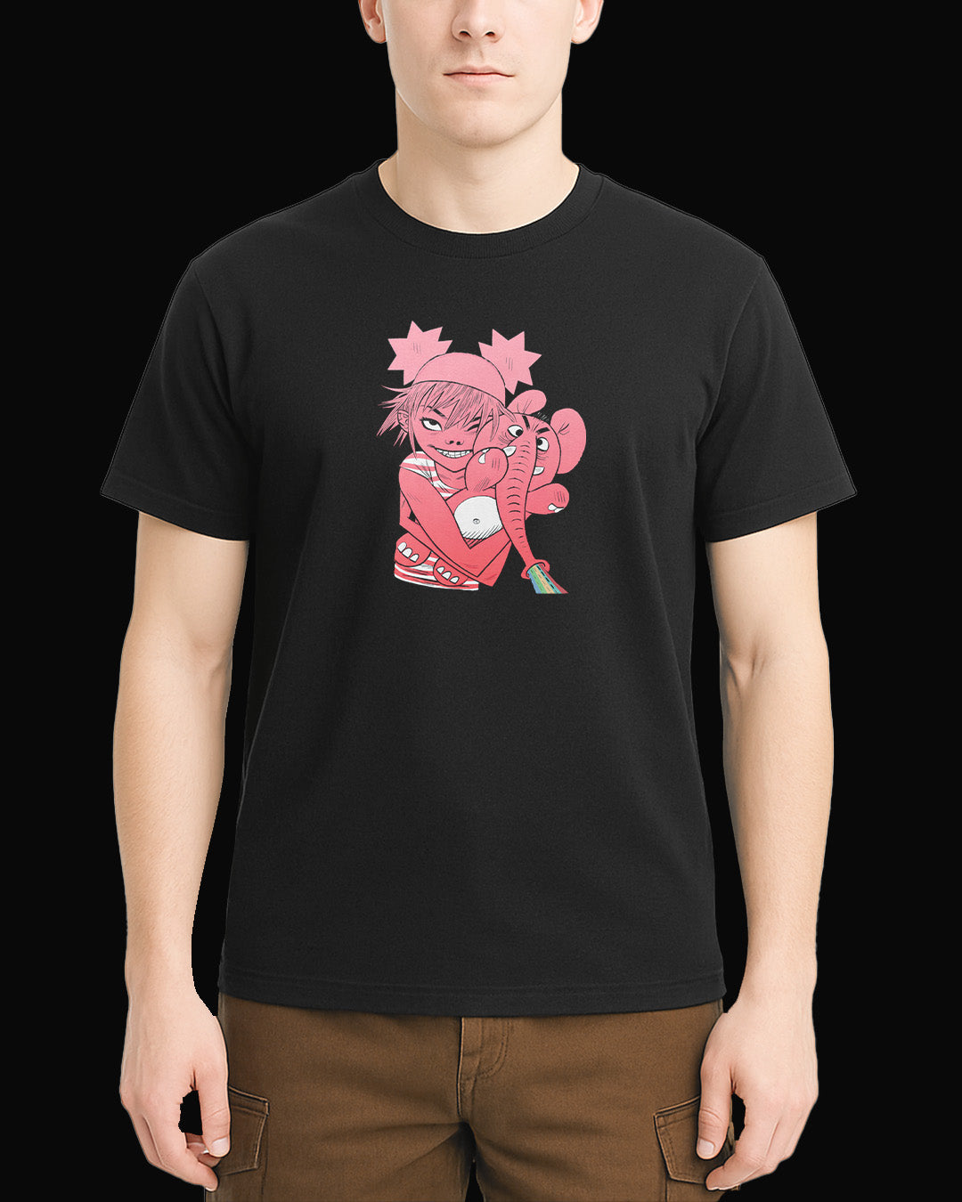 Gorillaz ZOO.1 Siyah Tişört