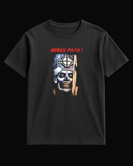Ghost HERE'S PAPA! Siyah Tişört