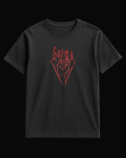 Gojira The Right Hand-2 Siyah Tişört