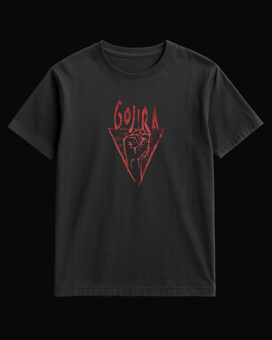 Gojira The Right Hand-2 Black T-Shirt