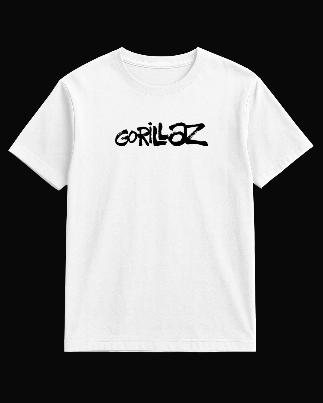 Gorillaz Grup Logo-4 Beyaz Tişört