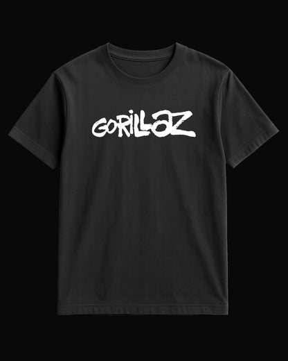 Gorillaz Grup Logo Siyah Tişört