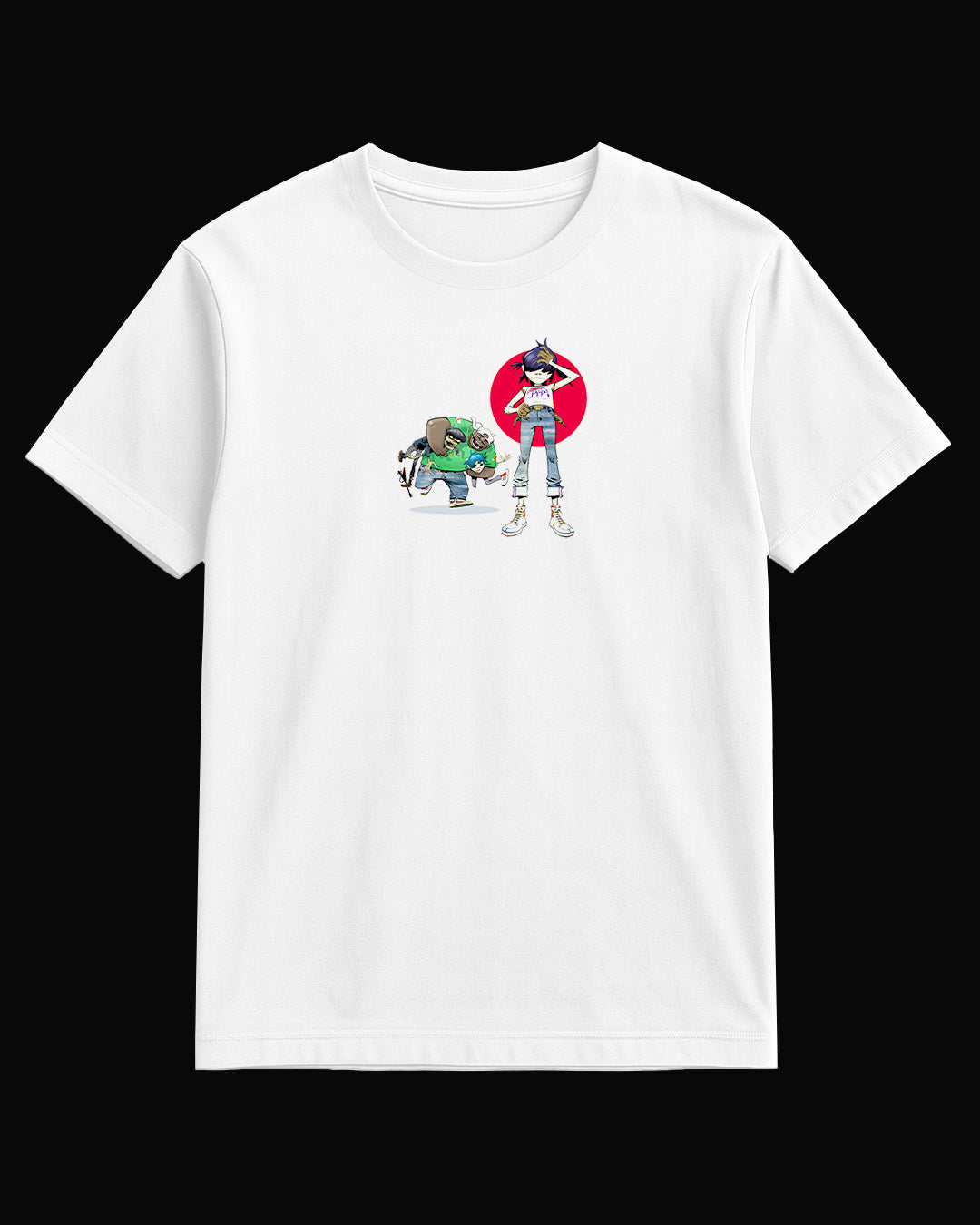 Gorillaz Hobbs & Others Beyaz Tişört