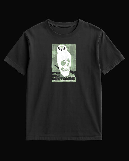 Deftones Elmas Baykuş Siyah Tişört