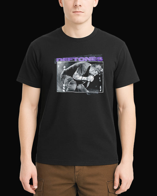 Deftones Chino Moreno Konser Siyah Tişört
