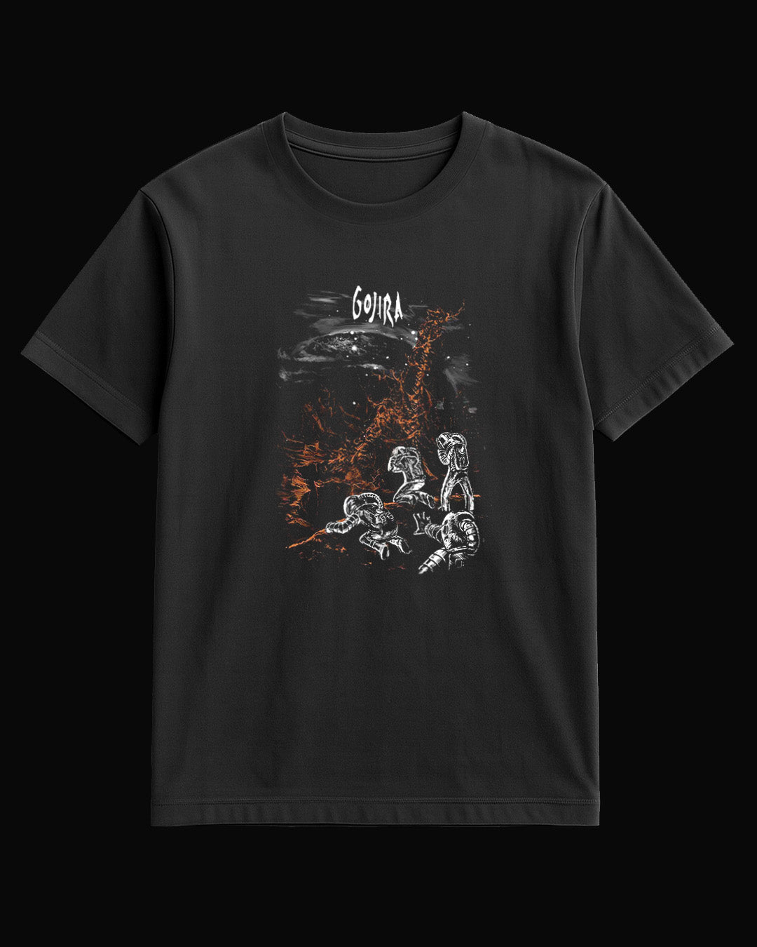 Gojira Lava Flows Black T-Shirt