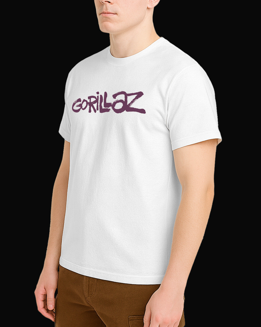 Gorillaz Grup Logo-3 Beyaz Tişört