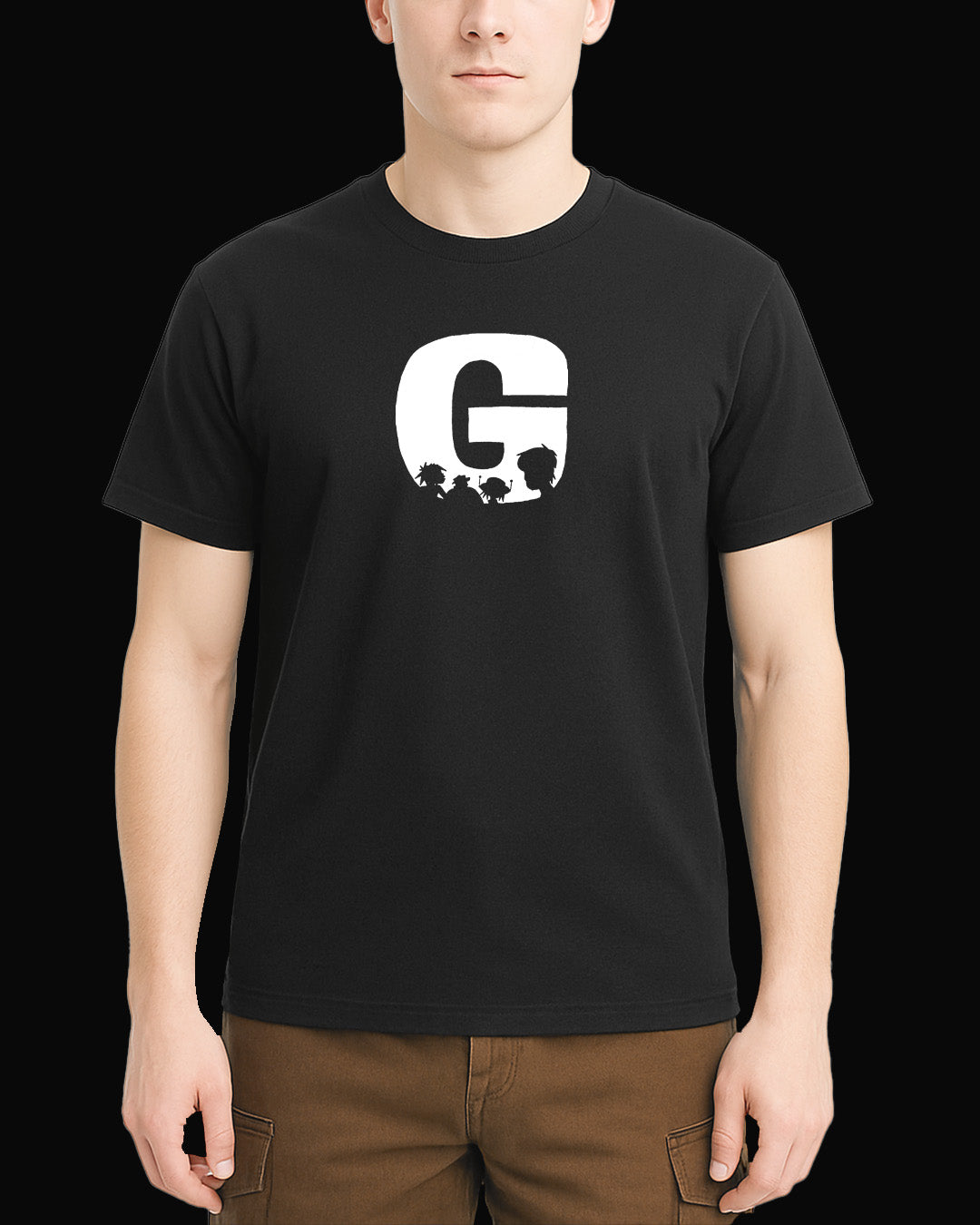 Gorillaz G. Siyah Tişört