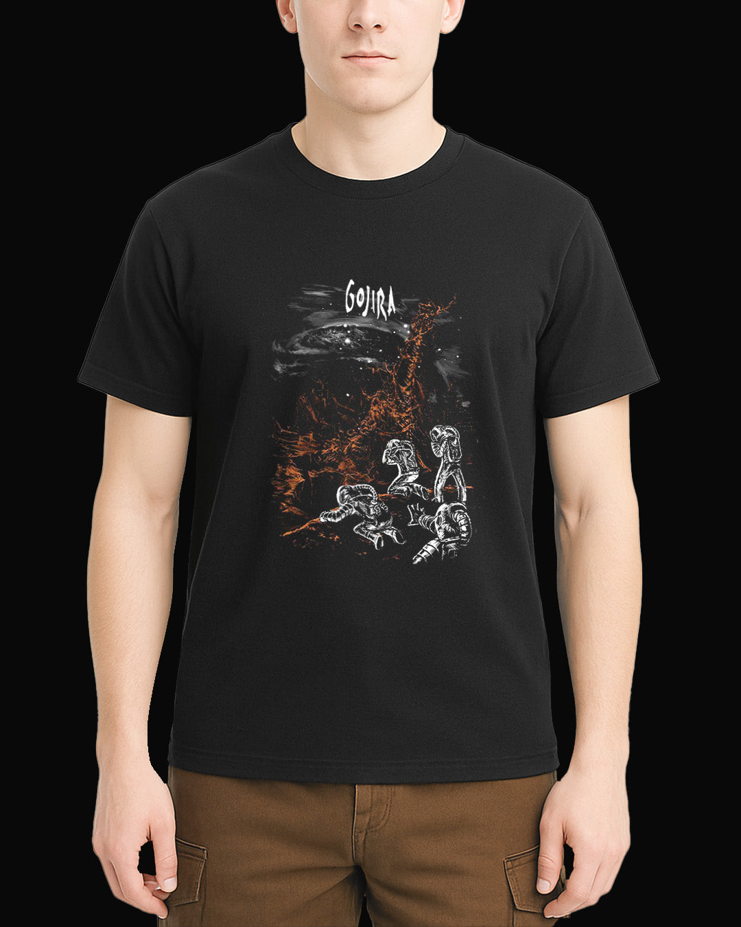 Gojira Lava Flows Black T-Shirt
