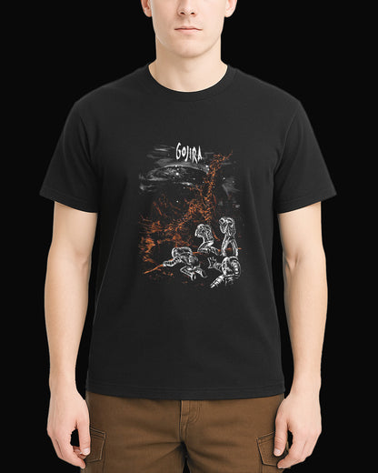 Gojira Lava Flows Black T-Shirt