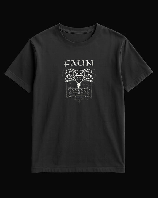 Faun PAGAN Siyah Tişört