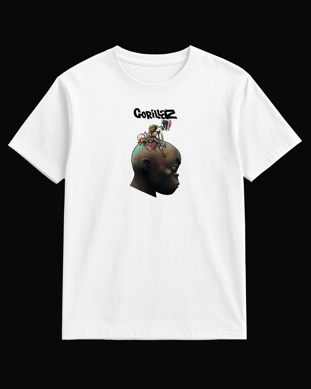 Gorillaz Around The Hobbs Beyaz Tişört