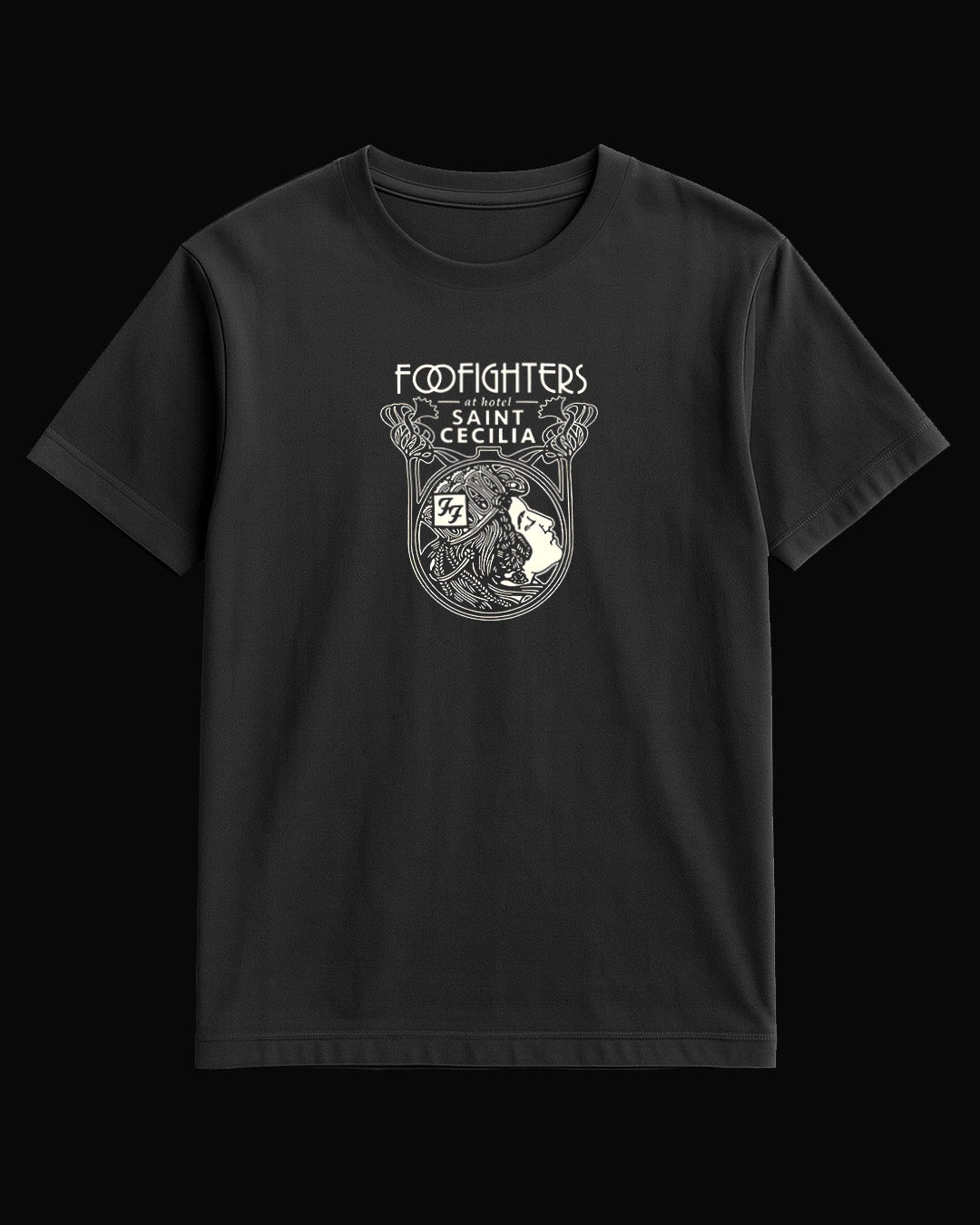 Foo Fighters Saint Cecilia Siyah Tişört