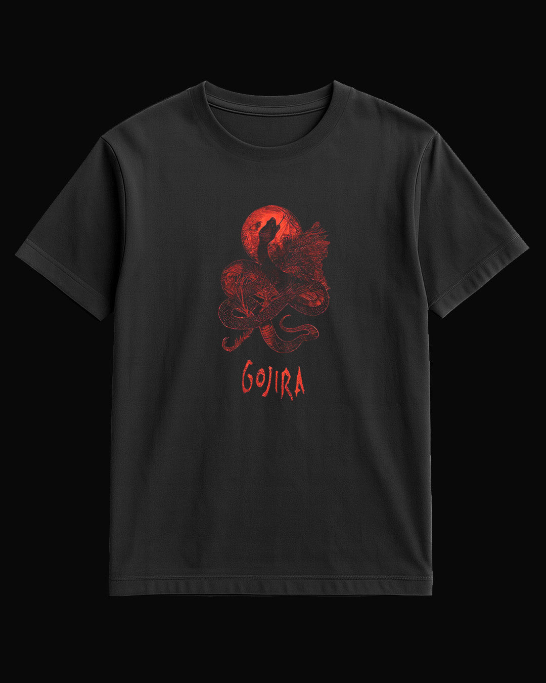 Gojira Naja Pallida Siyah Tişört