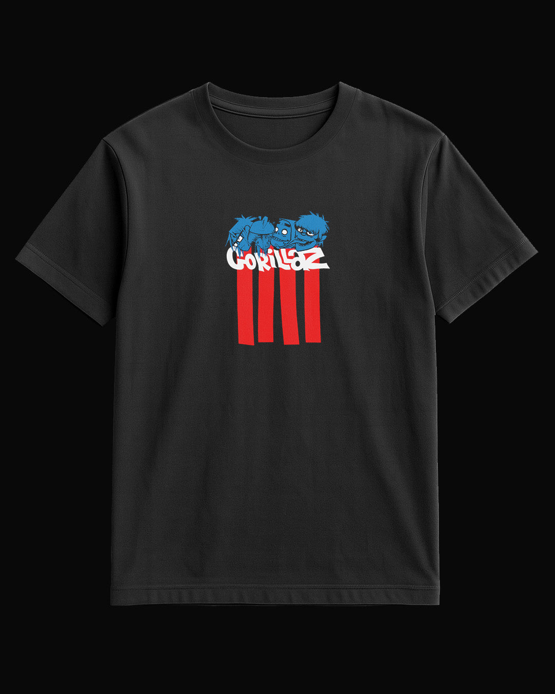Gorillaz Stick-HeadS Siyah Tişört