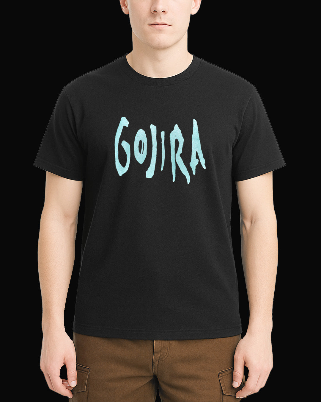 Gojira Grup Logo Siyah Tişört