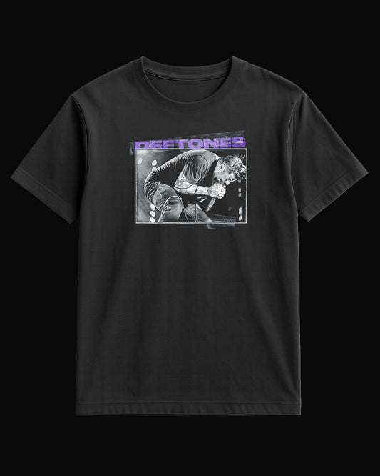 Deftones Chino Moreno Konser Siyah Tişört