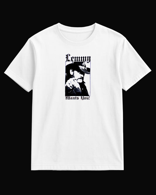 Motörhead Lemmy Wants You! Beyaz Tişört