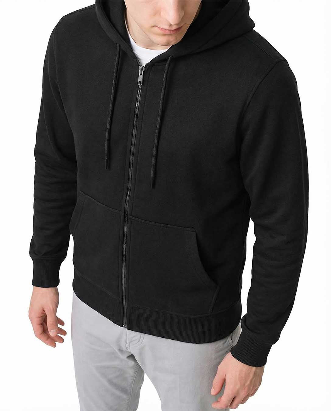 Zipped Hooded Hoodie