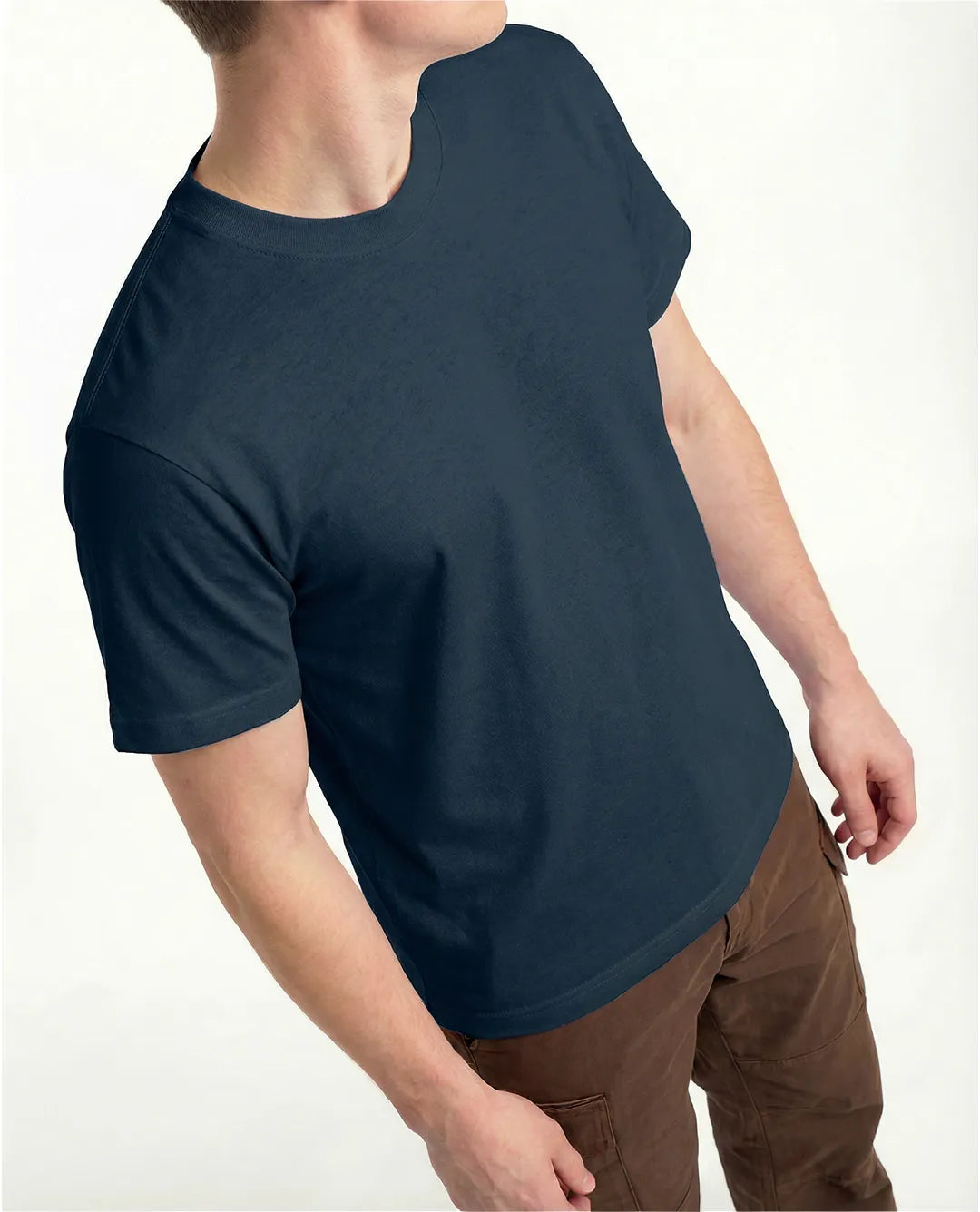 Navy Blue Basic T-Shirt