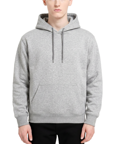 Gri Kapuşonlu Hoodie