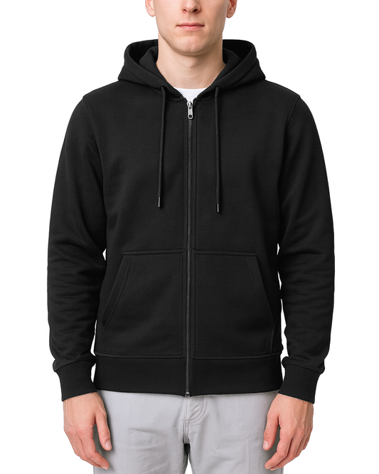 Fermuarlı Kapşonlu Hoodie