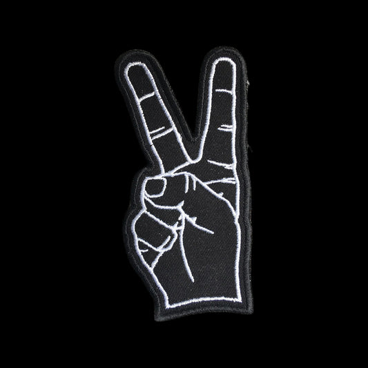 Barış peace Patch / Two Fingers Nakış Yama