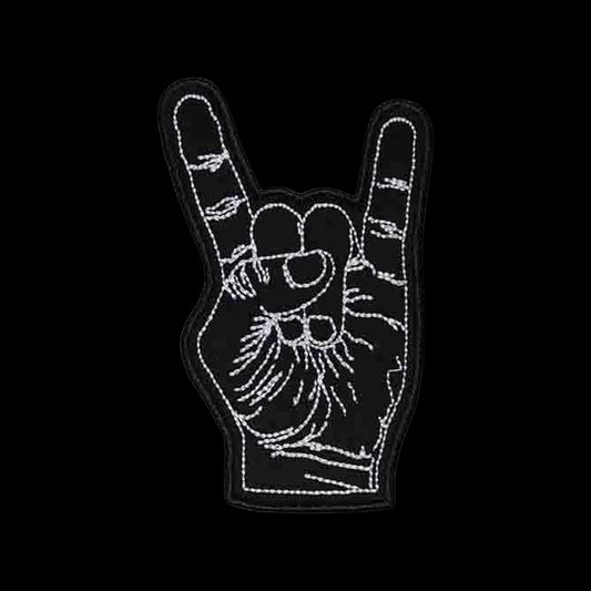 Rock n Roll Hand Nakış Yama