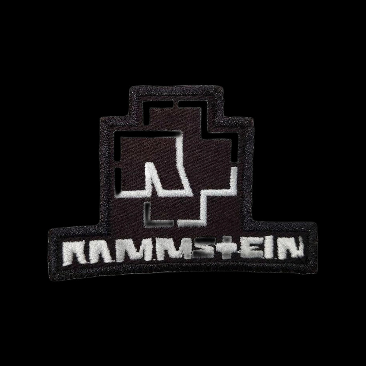 Rammstein Logo Beyaz Nakış Yama