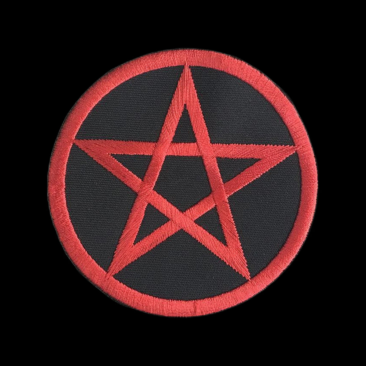 Pentagram Sigil Baphomet Red Nakış Yama