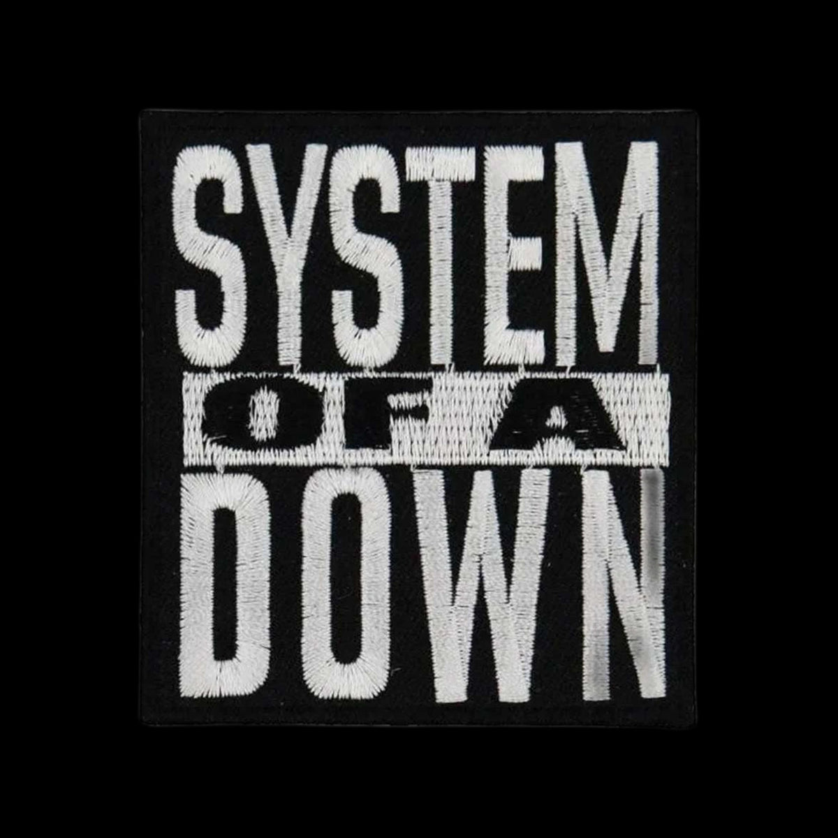 System of a Down Nakış Yama Text