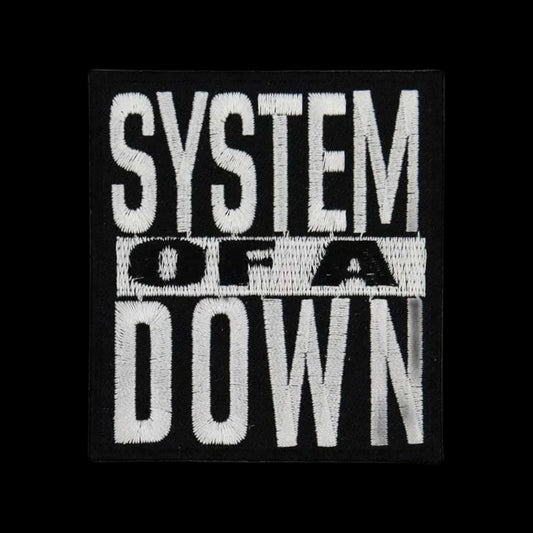 System of a Down Nakış Yama Text