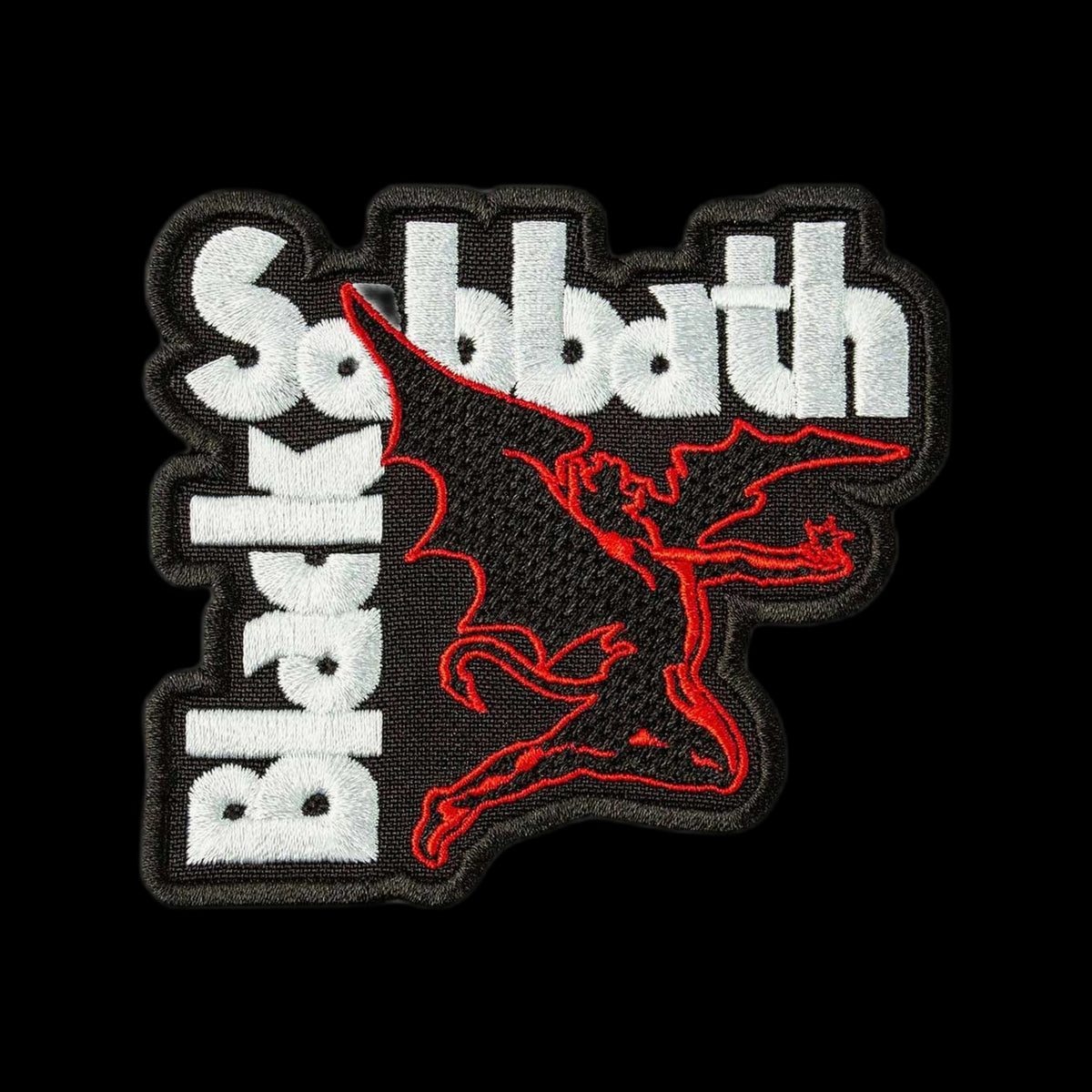 Black Sabbath Nakış Yama Logo Yazı