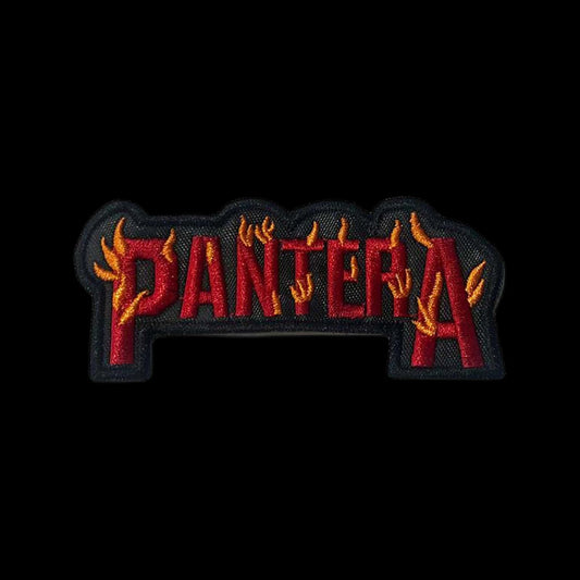 Pantera Nakış Yama Fire Text
